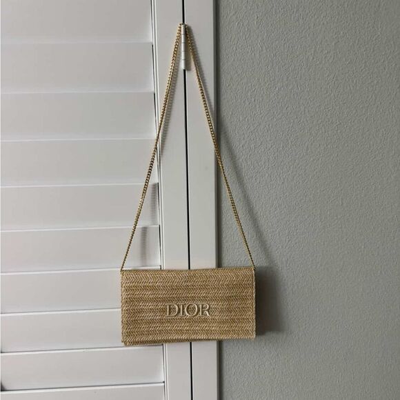 Brand new Christian Dior Clutch Pouch Beige VIP Customers Limited Novelty - Picture 1 of 9